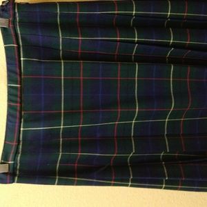 Pendleton Signature Tartan pleated skirt with panels